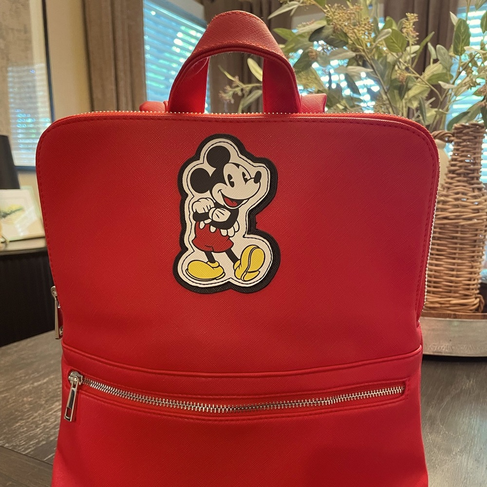 Red Mickey Mouse Disney Backpack